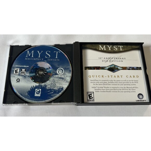 MYST 10th Anniversary DVD Edition 3-Disc Set RIVEN EXILE Ubisoft Cyan Worlds - Picture 6 of 16